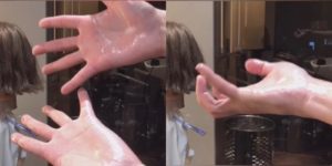 切りっぱなしボブ手順2